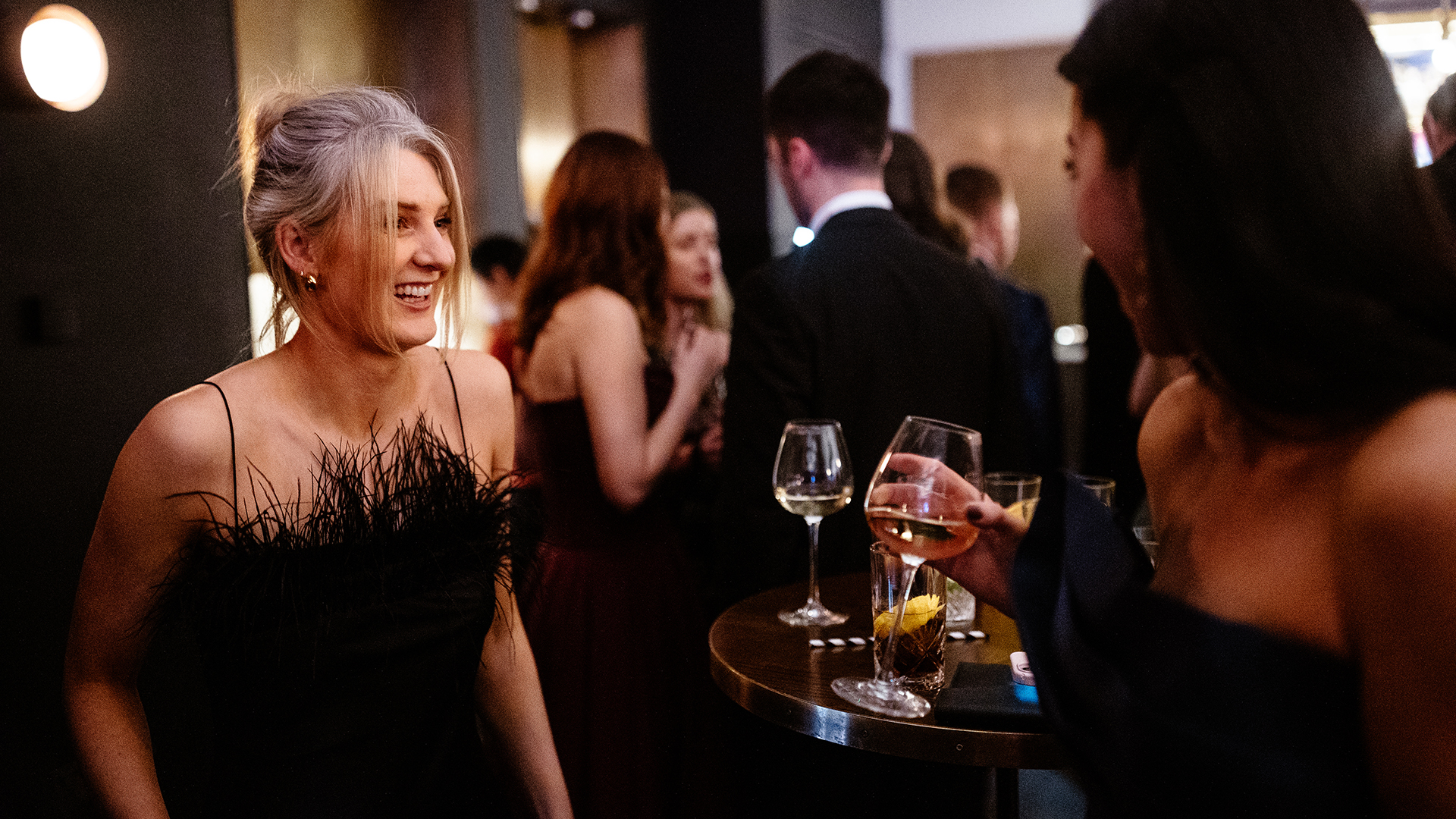 Wedding guests at Kindred