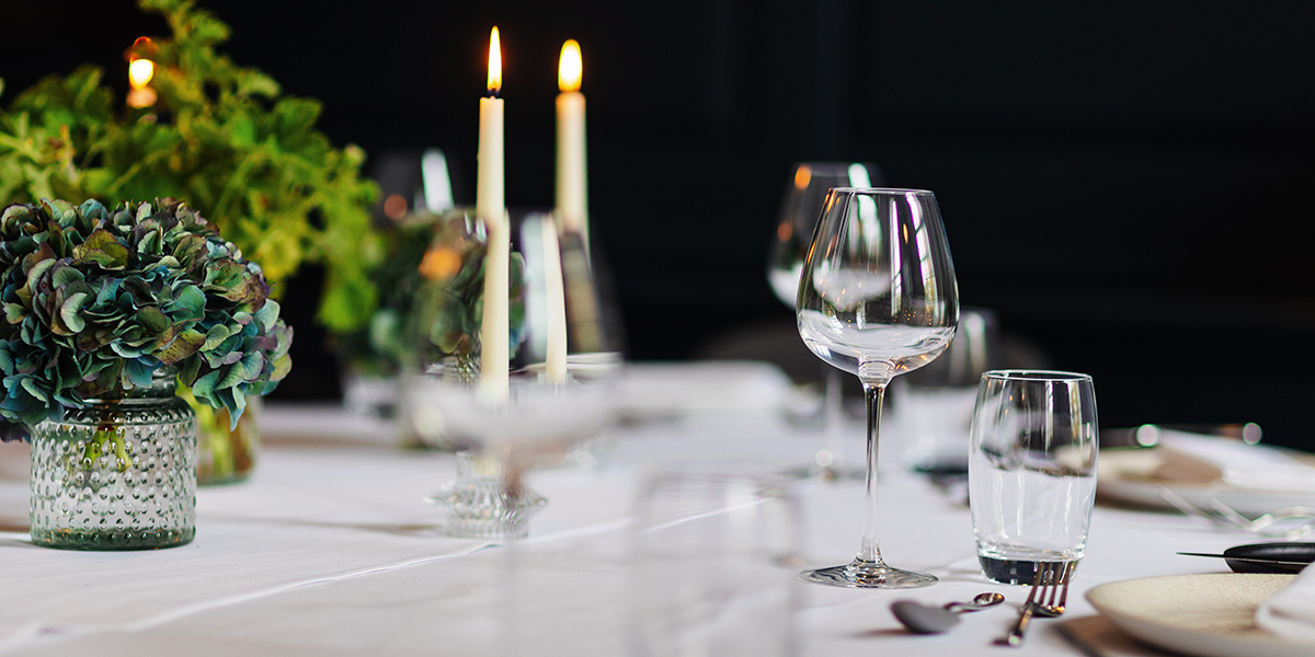Private dinner party 40th birthday