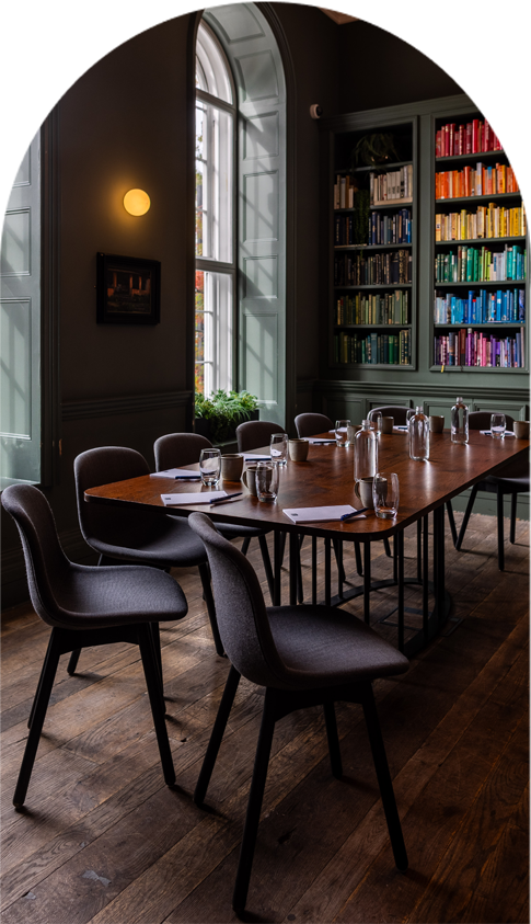 Corporate events in the Library at Kindred