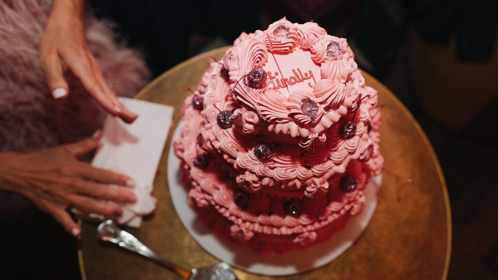 Wedding cake at Kindred