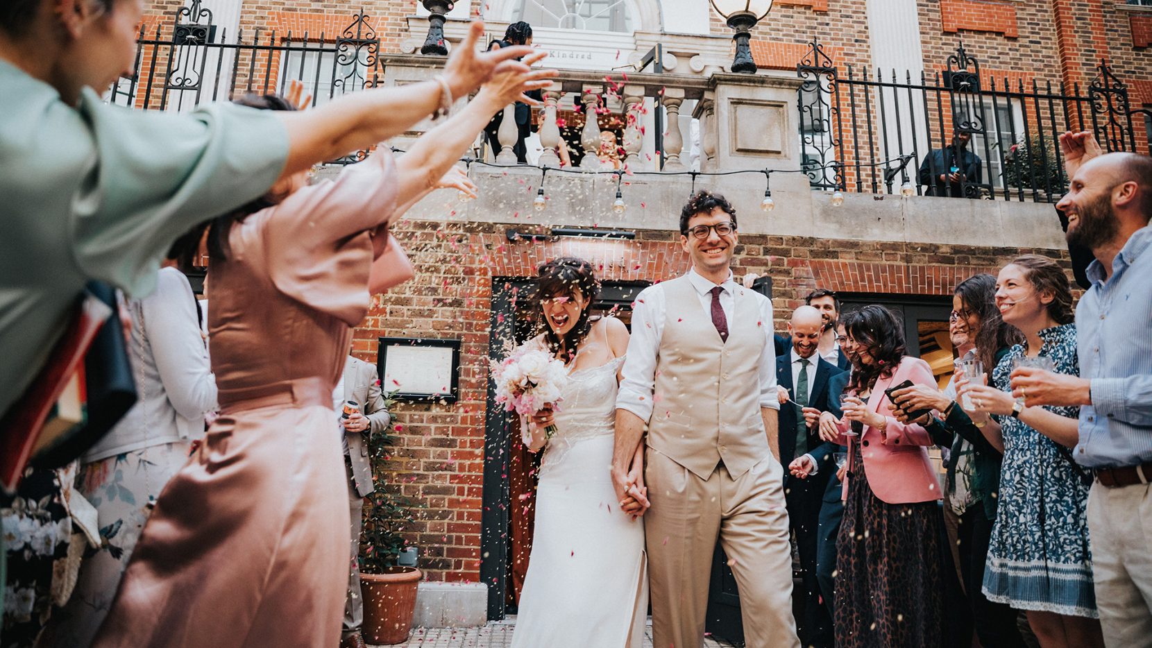 Wedding outside Kindred