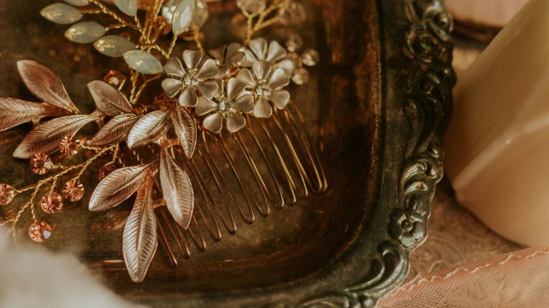 Old hair piece for wedding